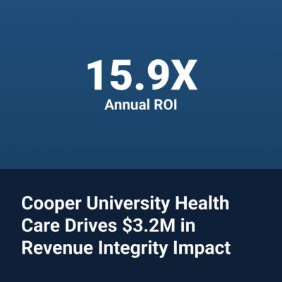 Cooper University Health Care Drives $3.2M in Revenue Integrity Impact